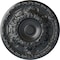 Ekena Millwork Granada Ceiling Medallion (Fits Canopies up to 7 1/8"), Hand-Painted Pewter, 19"OD x 1 1/2"P CM19GAPES - alternate 1